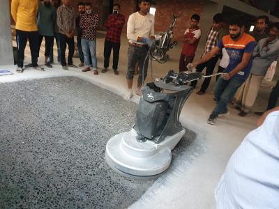 High Speed Hand Held Stone Single Disc Electric Marble Tiles Porcelain Epoxy Terrazzo Concrete Polisher Floor Polish Machine