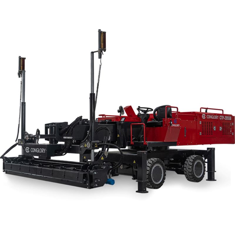 Laser screed machine