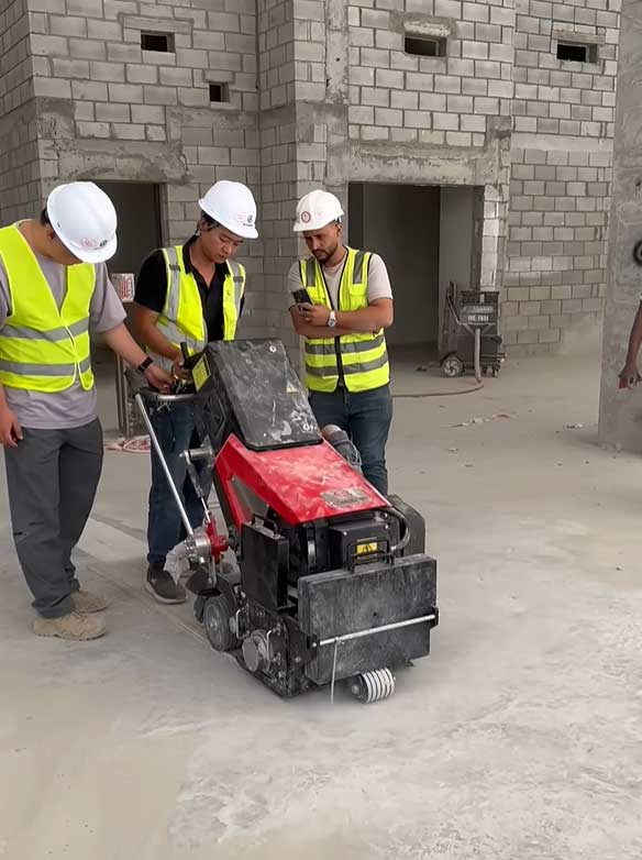 CS-320E Floor Shot Blasting Machine Demonstrates Reliable Performance in Riyadh Jobsite