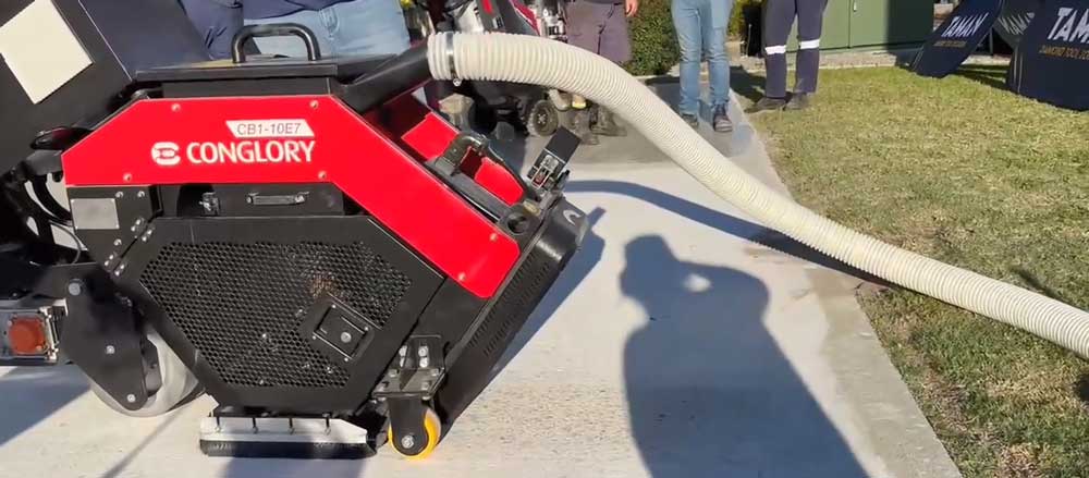 CB1-10E7 On-Site Case Study: Concrete Surface Preparation in Action