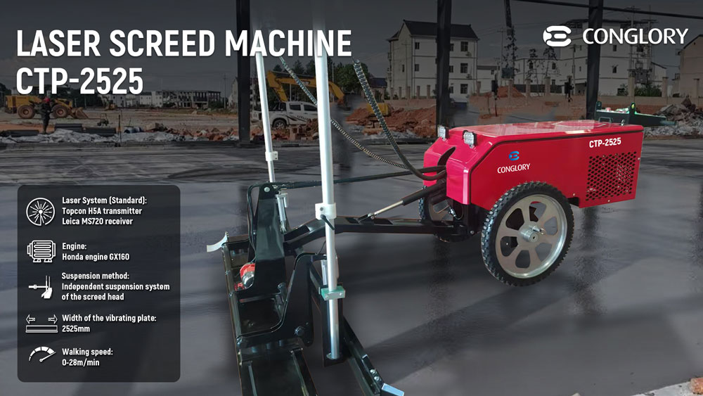 CTP-2525 Laser Screed Machine for Precision Concrete Leveling