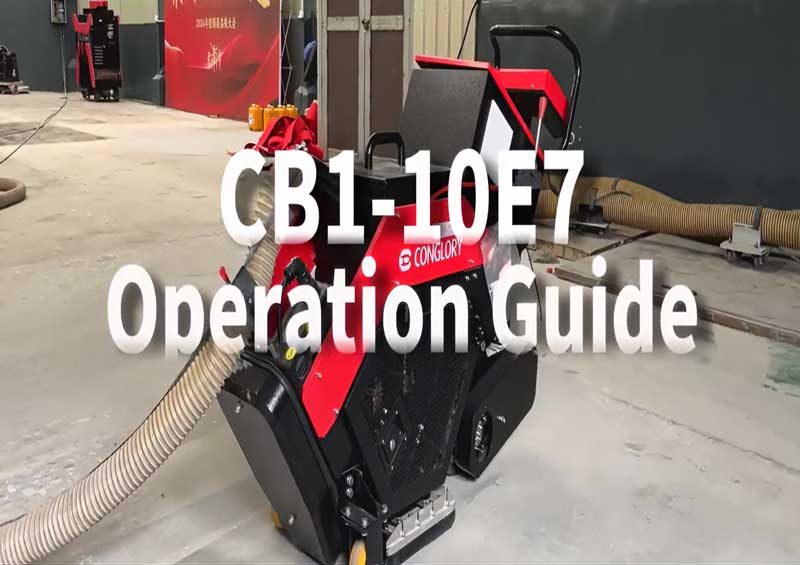How to Operate the CB1-10E7 Concrete Shot Blaster